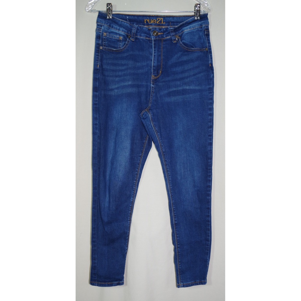 Rue21‎ Uber High Rise Jegging Womens 10S Blue Skinny Denim Jeans High Waisted